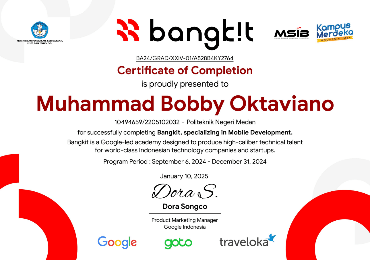 Bangkit Academy Mobile Developer